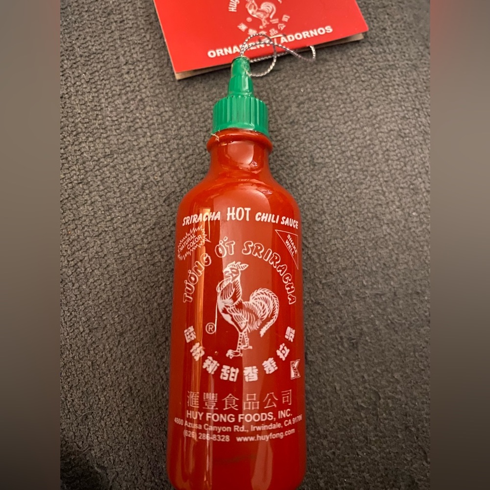 Sriracha Christmas Ornament brand new